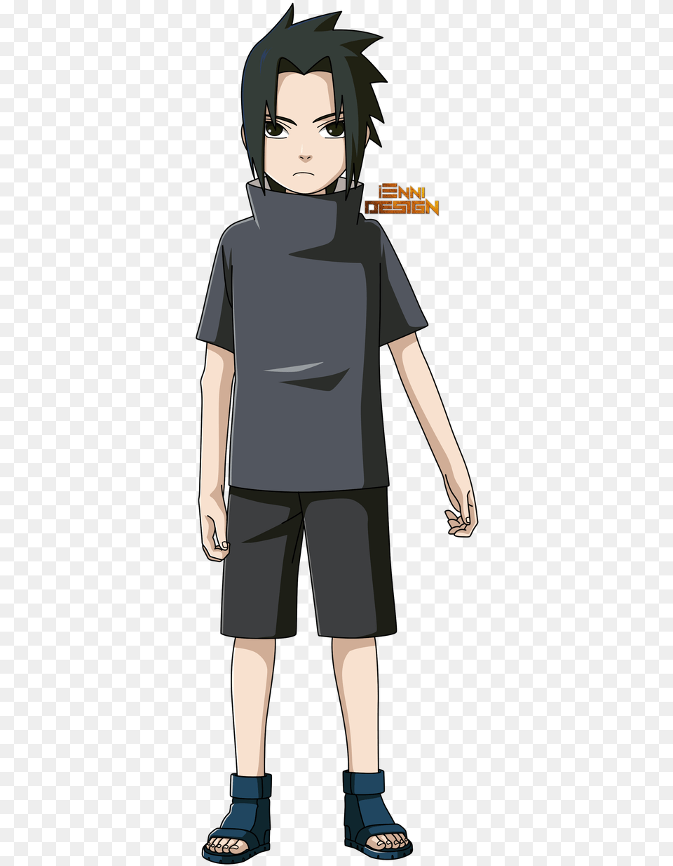 Sasuke Uchiha Iennidesign, Adult, T-shirt, Publication, Person Free Transparent Png