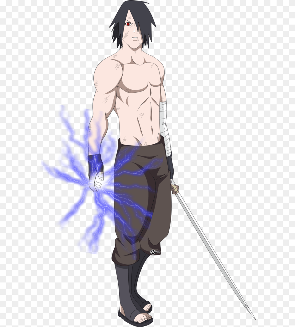 Sasuke Uchiha Rinnegan, Weapon, Book, Comics, Sword Free Png