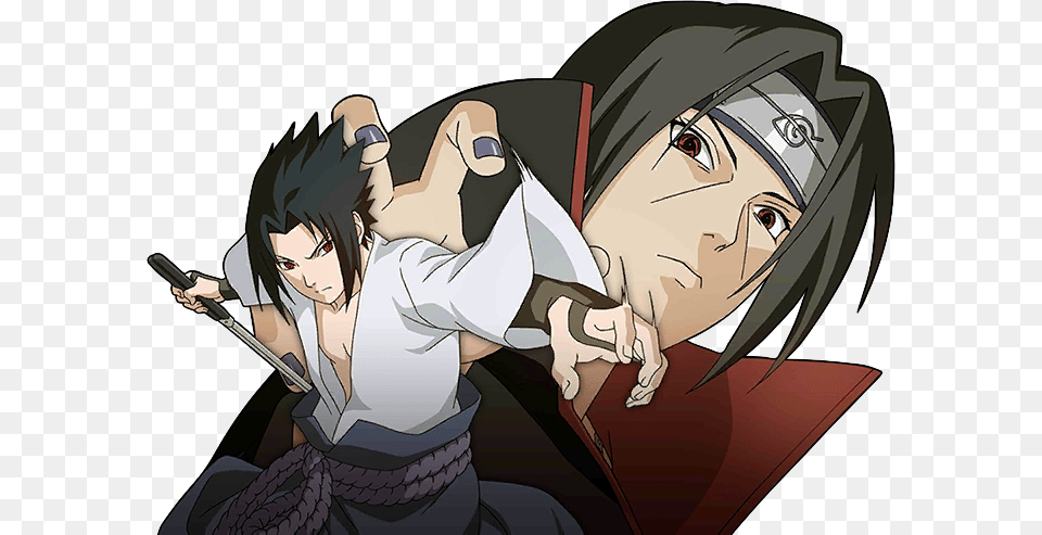 Sasuke Vs Itachi Naruto, Book, Comics, Publication, Anime Png Image