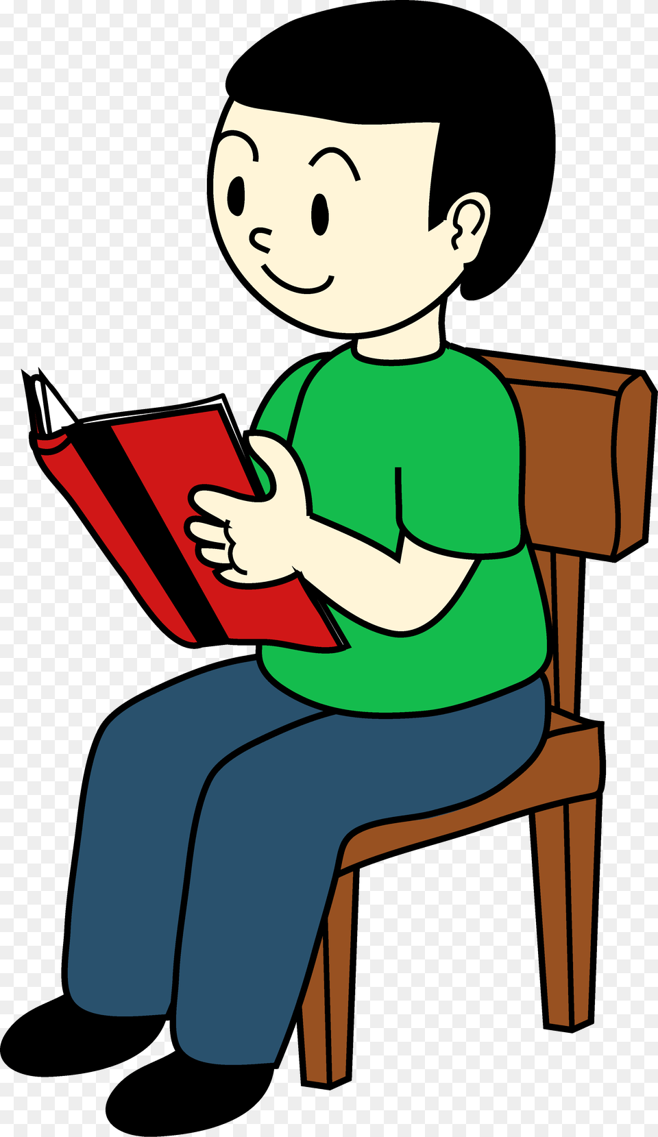 Sat Cliparts, Person, Reading, Baby, Face Free Png Download