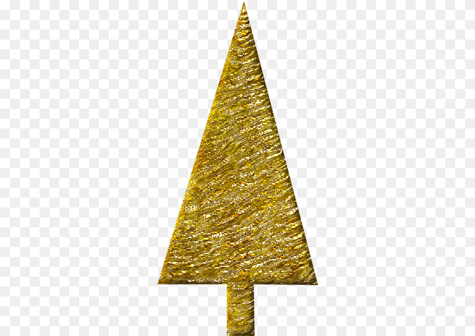 Sat Modern Christmas Trees Tree1 Scrap And Tubes Portable Network Graphics, Triangle, Gold Png Image