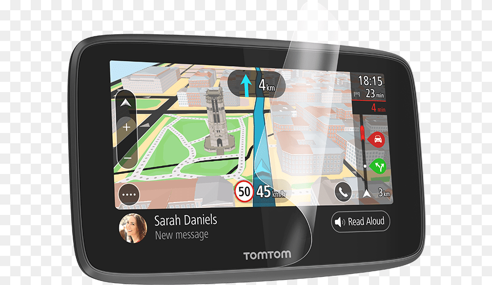 Sat Nav Screen Protection Tomtom Screen Protector Anti Scatch Adhesive Screen, Electronics, Gps, Mobile Phone, Phone Free Png Download