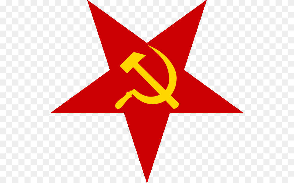 Satanic Communist Star By Xxx Hammer And Sickle, Star Symbol, Symbol Png Image