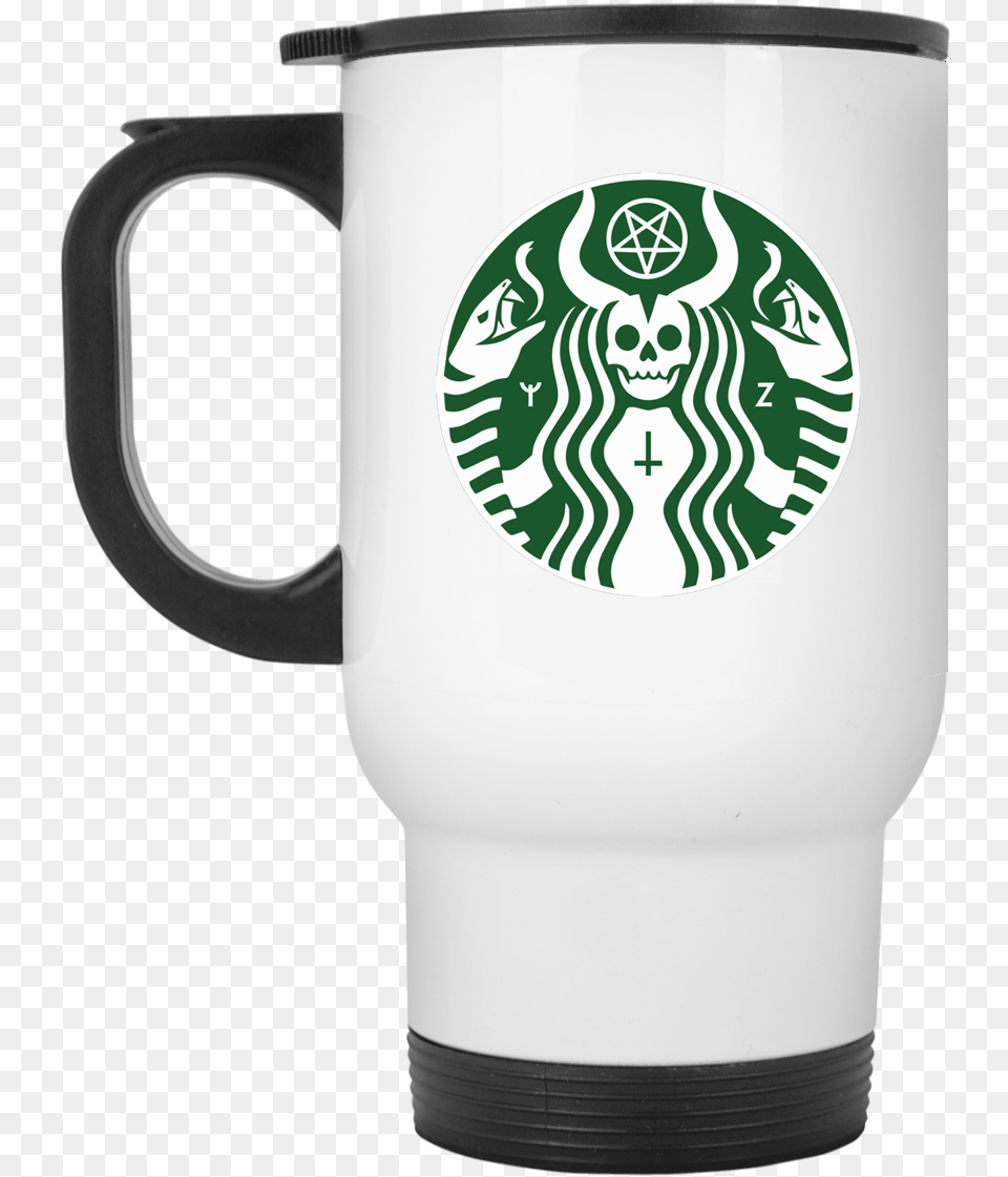 Satanic Starbuck Shirt Starbucks New Logo 2011, Cup, Beverage, Coffee, Coffee Cup Free Png
