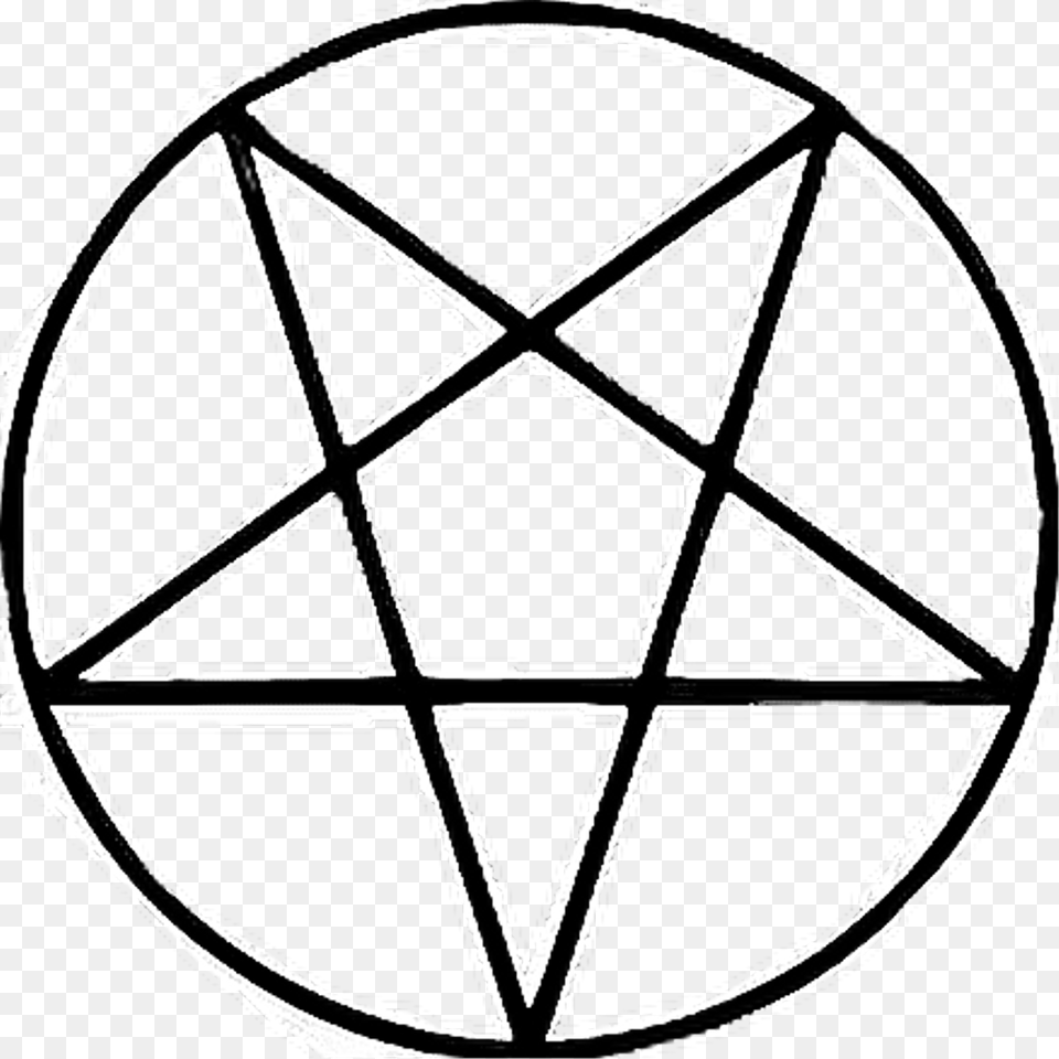 Satanism Pentagram, Star Symbol, Symbol, Triangle, Machine Png Image