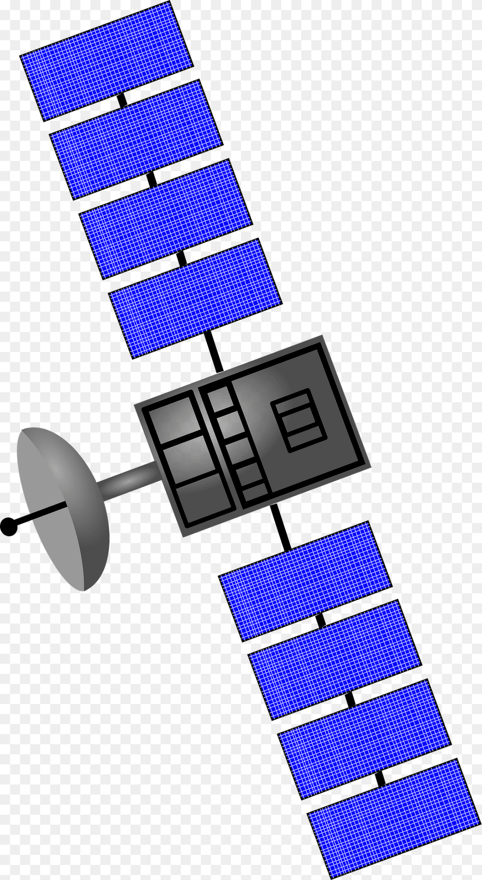 Satellite Clipart, Electrical Device, Solar Panels, Astronomy, Outer Space Free Png