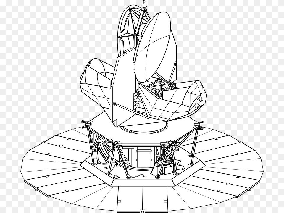 Satellite Communication Wireless Signals 2001 Wilkinson Microwave Anisotropy Probe Wmap, Electrical Device, Boat, Transportation, Vehicle Png Image