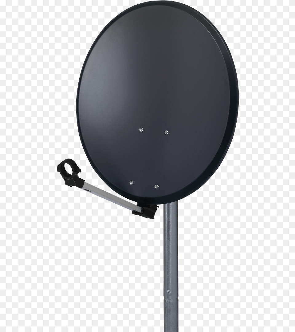 Satellite Dish 60 Cm Dark Grey Television Antenna, Electrical Device Free Png