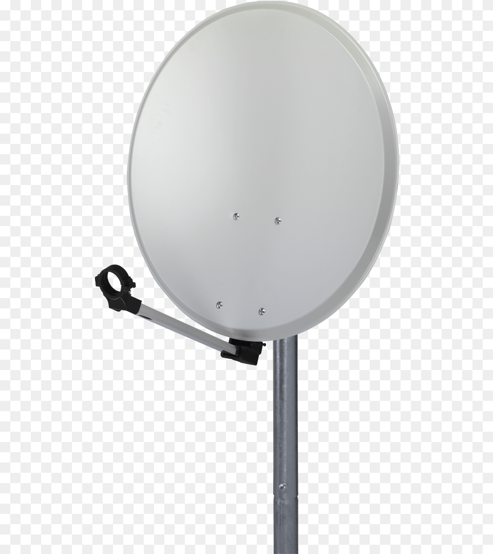 Satellite Dish 60 Cm Light Grey Satellite Dish, Electrical Device, Plate, Antenna Free Transparent Png