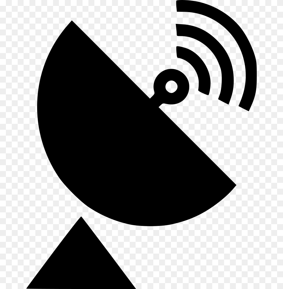 Satellite Dish Icon Satellite Dish Clip Art, Stencil Free Transparent Png