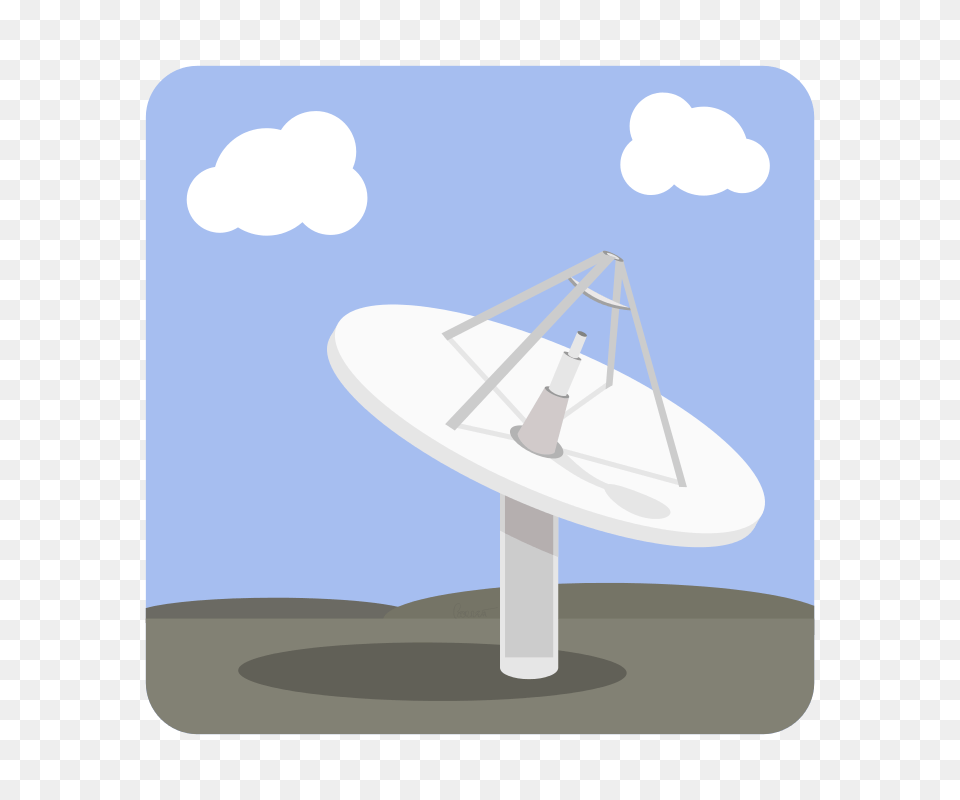 Satellite Dish Openclipart Bw, Electrical Device, Antenna, Radio Telescope, Telescope Free Png Download