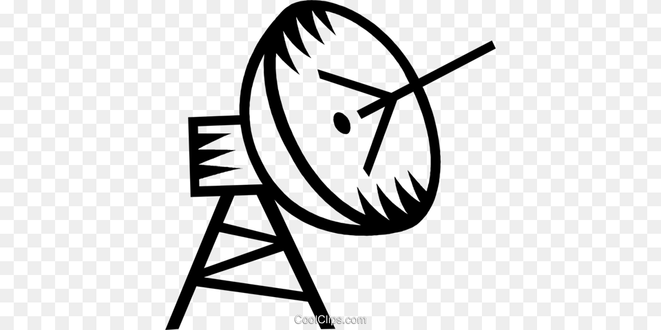 Satellite Dish Royalty Vector Clip Art Illustration, Person Free Transparent Png