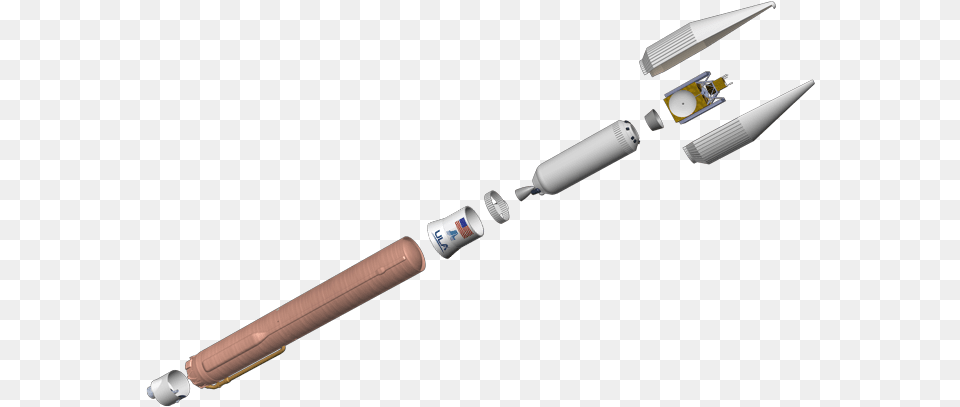Satellite Or Spacecraft Carried By A Rocket, Spear, Sword, Weapon, Cup Free Png Download