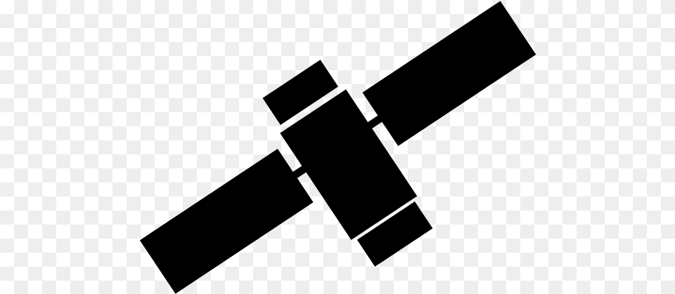 Satellite Pictogram, Gray Free Png