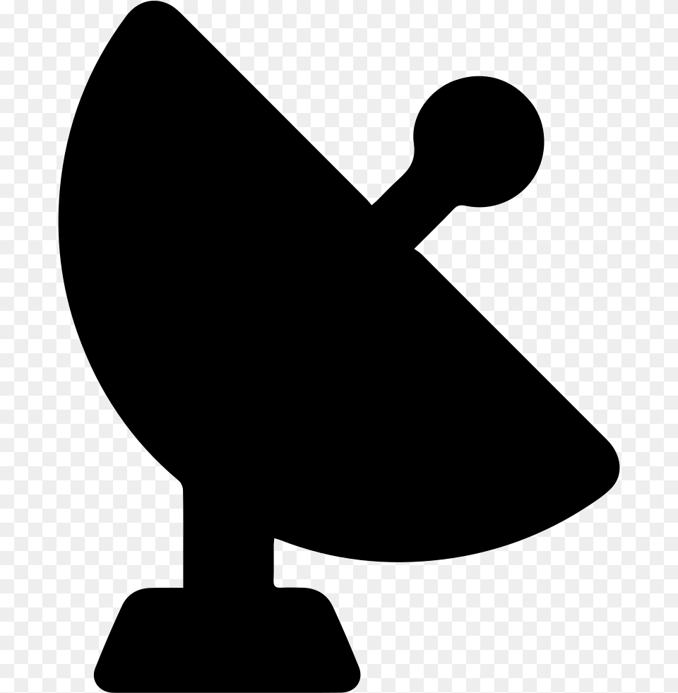 Satellite Silhouette At Getdrawings Communication Equipment Icon, Electrical Device, Antenna Png Image