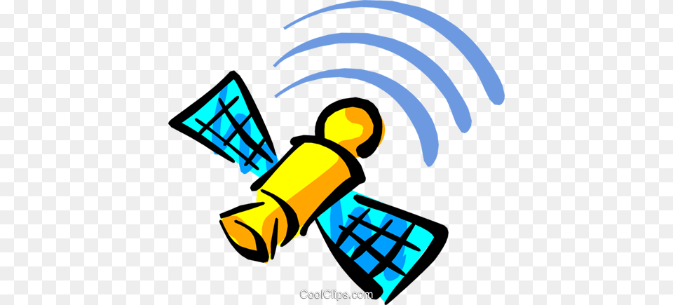 Satellites Royalty Vector Clip Art Illustration, Light Free Png