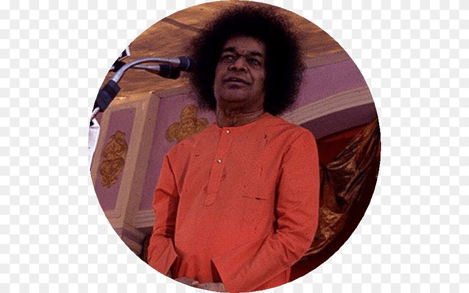 Sathyasaibaba Vintage Clothing, Adult, Person, People, Microphone Png Image