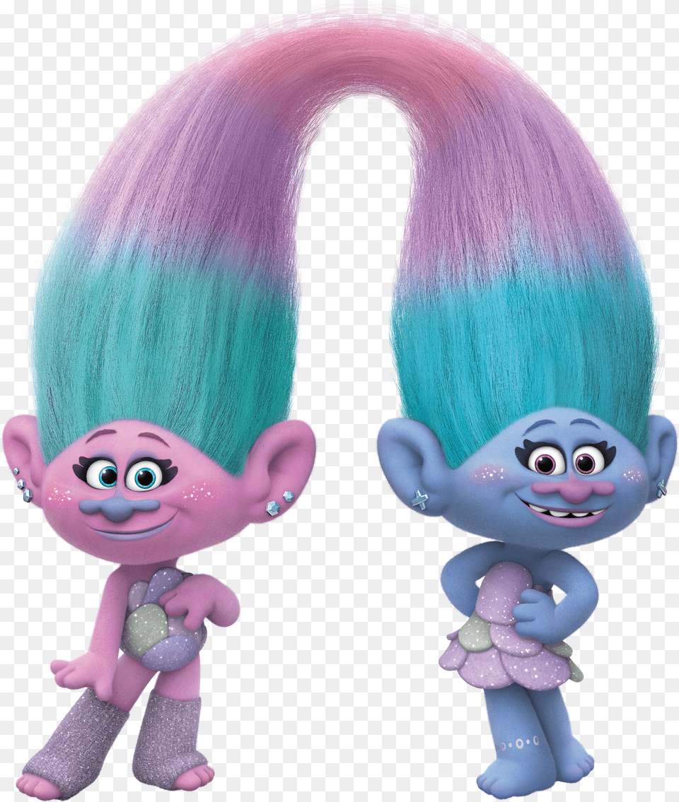 Satin And Chenille Troll, Plush, Toy, Baby, Person Free Transparent Png