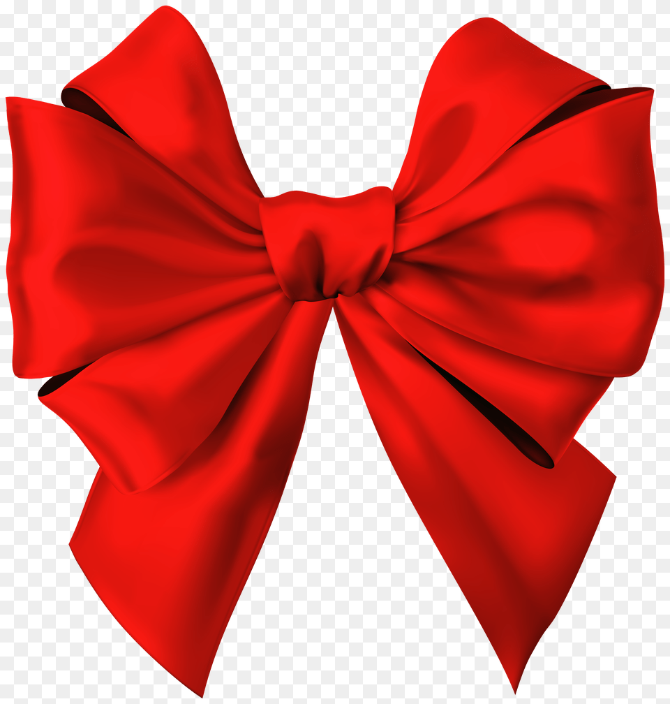 Satin Bow Red Clip Art, Accessories, Formal Wear, Tie, Bow Tie Free Png Download