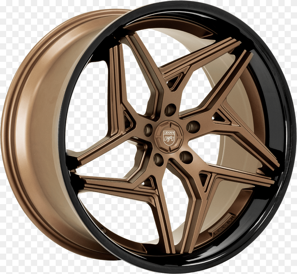 Satin Bronze And Black With Ss Lip, Alloy Wheel, Car, Car Wheel, Machine Png Image