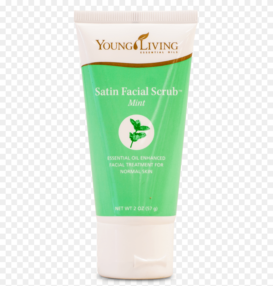 Satin Facial Scrub Mint, Bottle, Cosmetics, Sunscreen, Lotion Free Transparent Png
