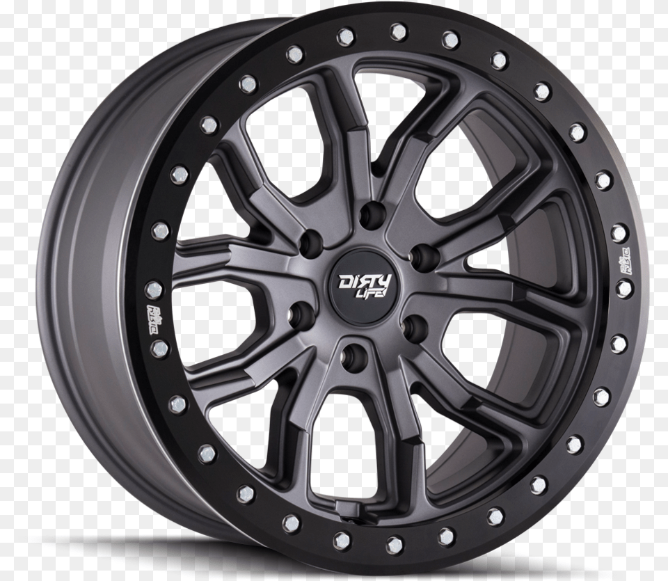 Satin Graphite W Beadlock Ring Wheel, Alloy Wheel, Car, Car Wheel, Machine Free Transparent Png