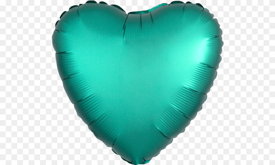 Satin Jade Heart Balloon 18u0027u0027 1 Ct Balloons, Cushion, Home Decor, Turquoise Free Transparent Png