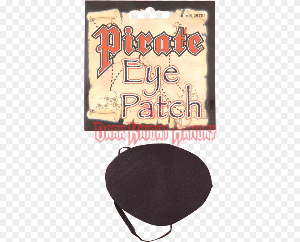 Satin Pirate Eye Patch Black Satin Pirate Eye Patch, Book, Publication, Clothing, Hat Free Png