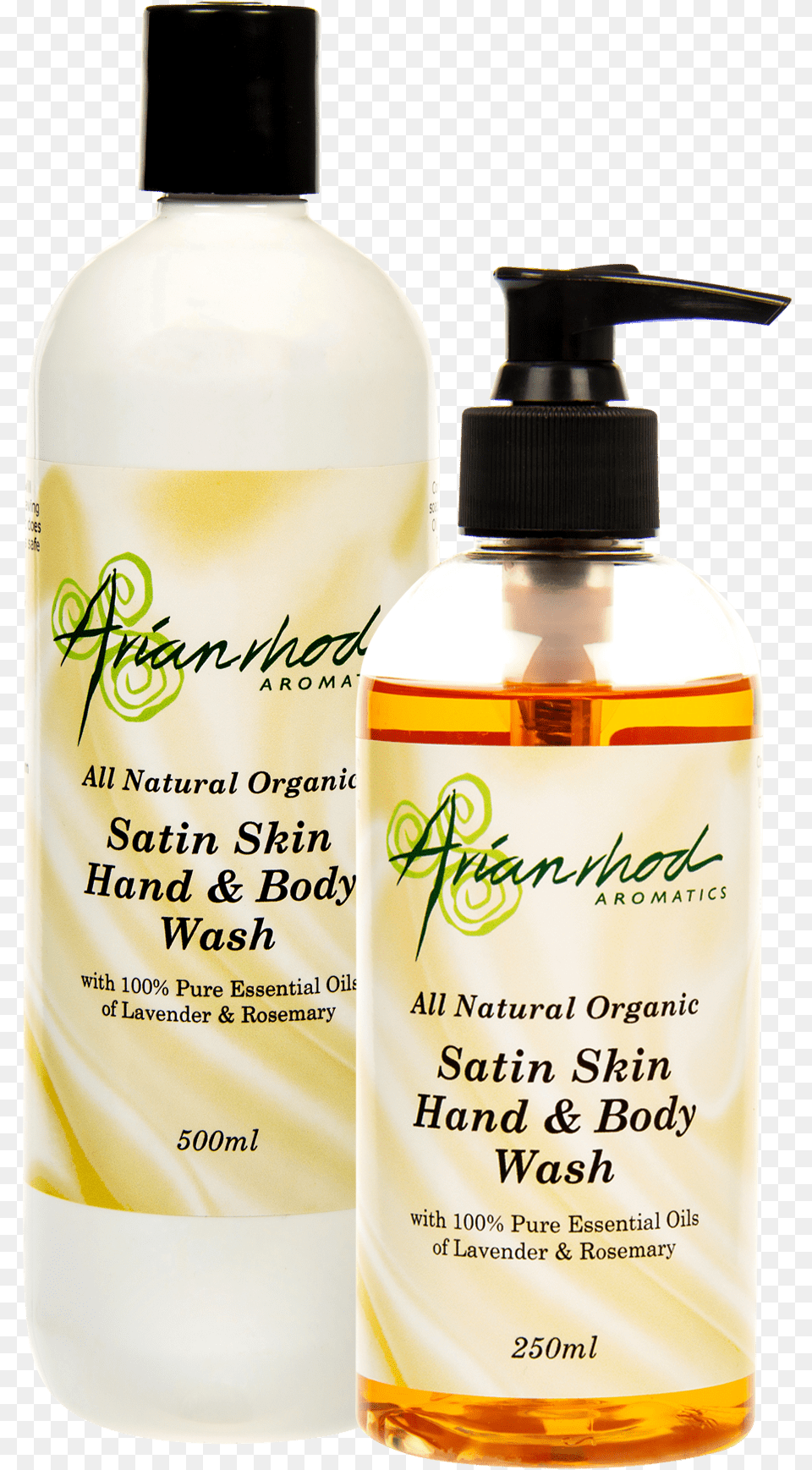 Satin Skin Hand And Body Wash Lavender And Rosemary Liquid Hand Soap, Bottle, Lotion, Cosmetics, Perfume Free Transparent Png