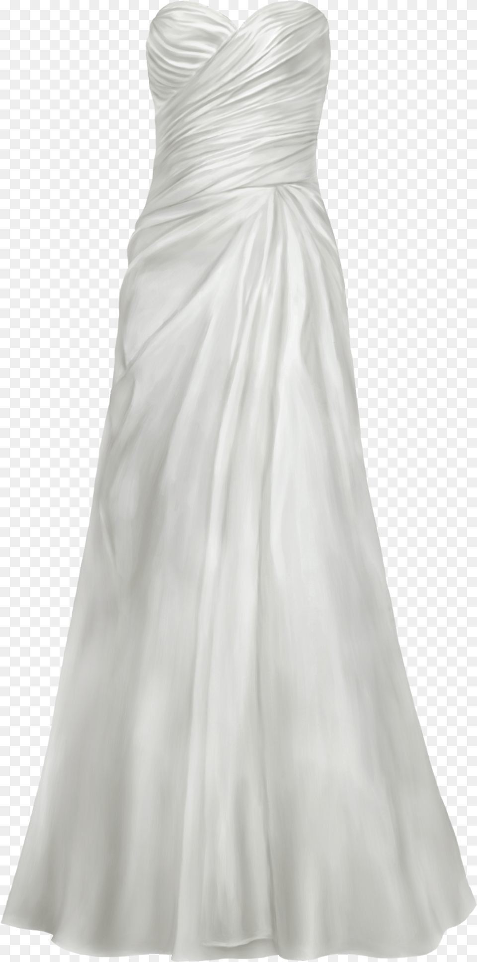 Satin Wedding Dress Clip Art Wedding Dress Free Transparent Png