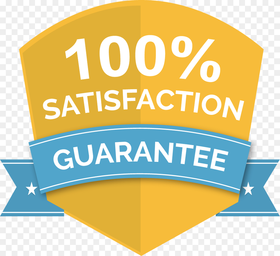Satisfaction Guarantee 100 Satisfaction Guarantee, Badge, Logo, Symbol Free Png Download