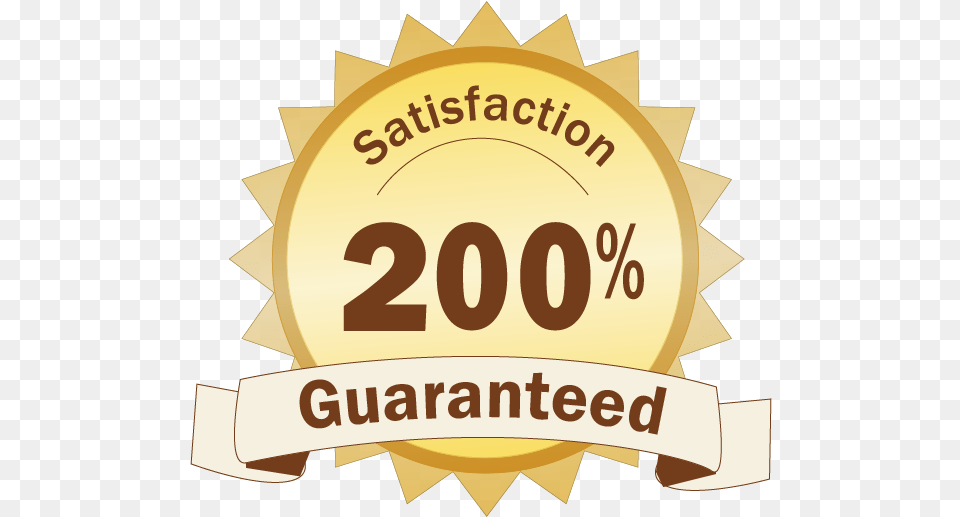 Satisfaction Guarantee Glitter Smokey Eye, Badge, Logo, Symbol, Text Free Png