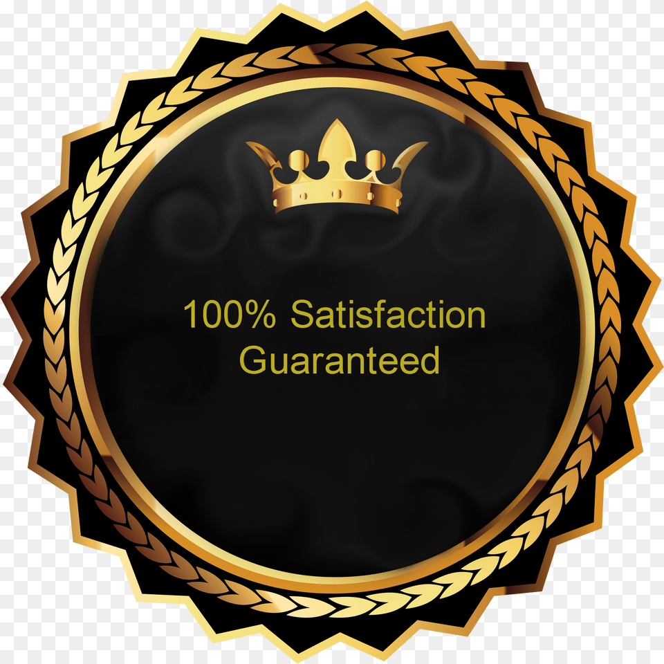 Satisfaction Guaranteed Green Oaks Landscape Customer Choice Logo, Accessories, Badge, Symbol, Jewelry Png Image