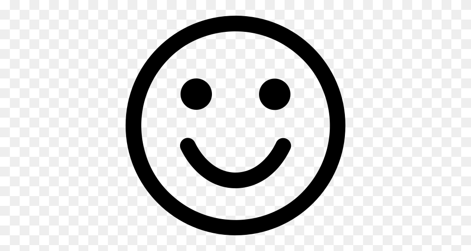 Satisfied People Happiness Icon With And Vector Format, Gray Free Transparent Png