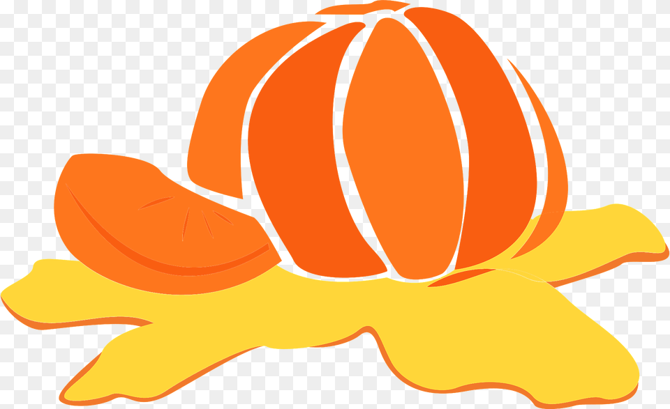 Satsuma Orange Fruit Clipart, Vegetable, Pumpkin, Produce, Plant Png Image