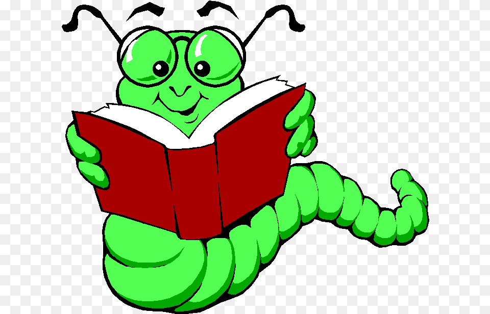 Saturday Clipart Saturday School Book Worms, Green, Person, Reading Free Png