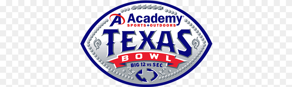 Saturday December 22nd Academy Sports Outdoors Texas Bowl Logo, Badge, Symbol, Disk Free Png Download