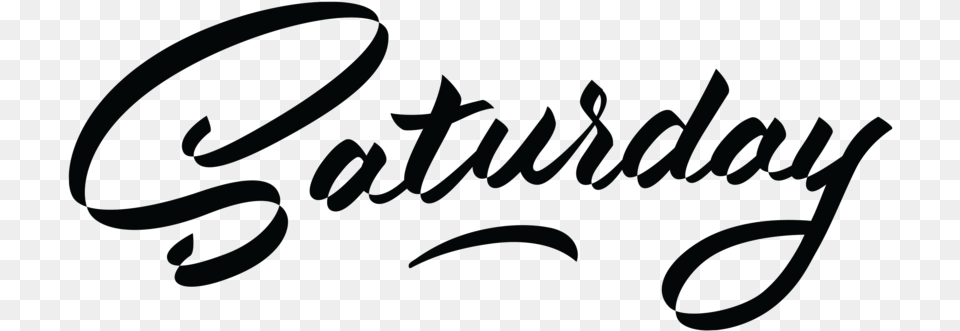 Saturday Lettering Lettering, Handwriting, Text Free Transparent Png