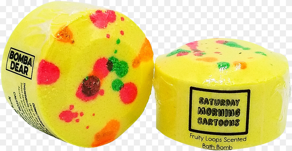 Saturday Morning Cartoon Fruit Loops Bath Bomb Muffin Png