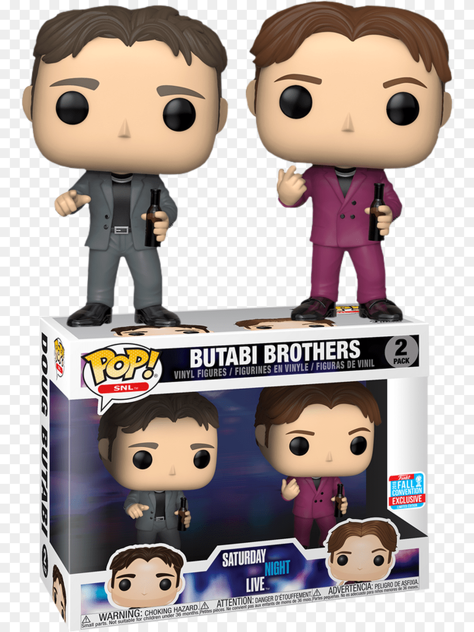 Saturday Night Live Butabi Brothers Funko Pop, Baby, Person, Face, Head Free Png