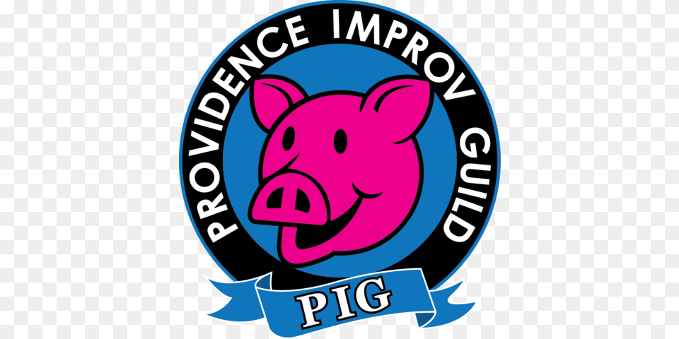 Saturday Show Providence Improv Guild, Animal, Mammal, Pig, Logo Free Transparent Png