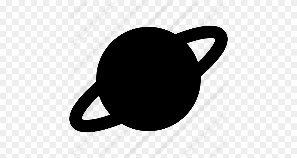 Saturn, Gray Png Image