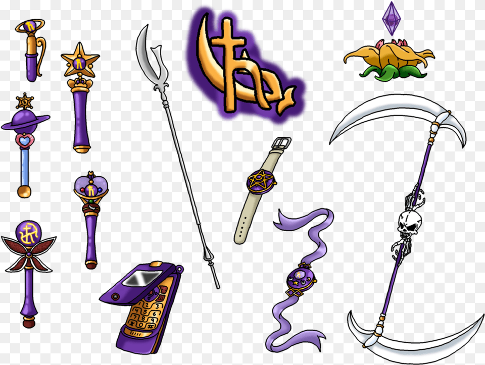 Saturn Clipart Mercury Sailor Saturn Sailor Crystal Item, Sword, Weapon, Blade, Dagger Free Png