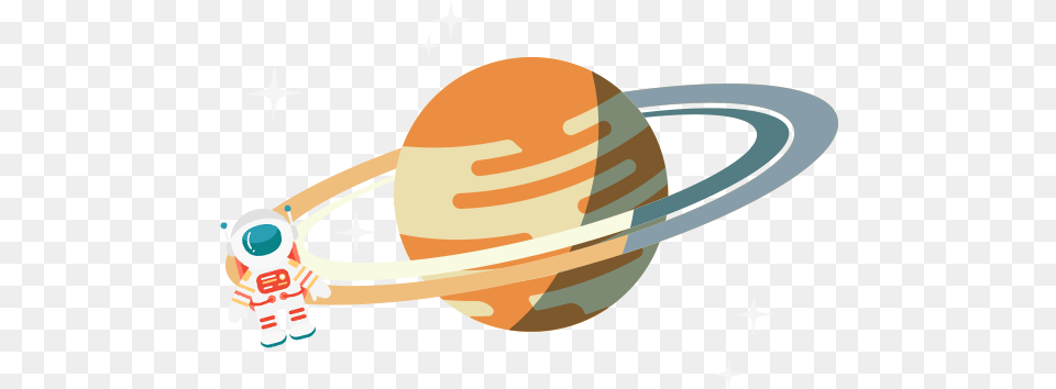 Saturn Clipart Orange Transparent For Graphic Design, Astronomy, Outer Space, Planet, Animal Png