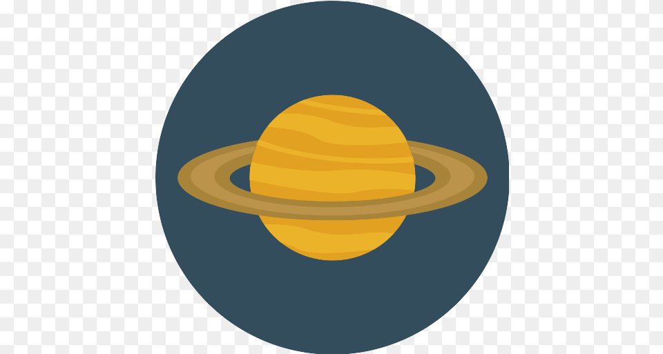 Saturn Icon Circle, Astronomy, Outer Space, Planet, Globe Png Image
