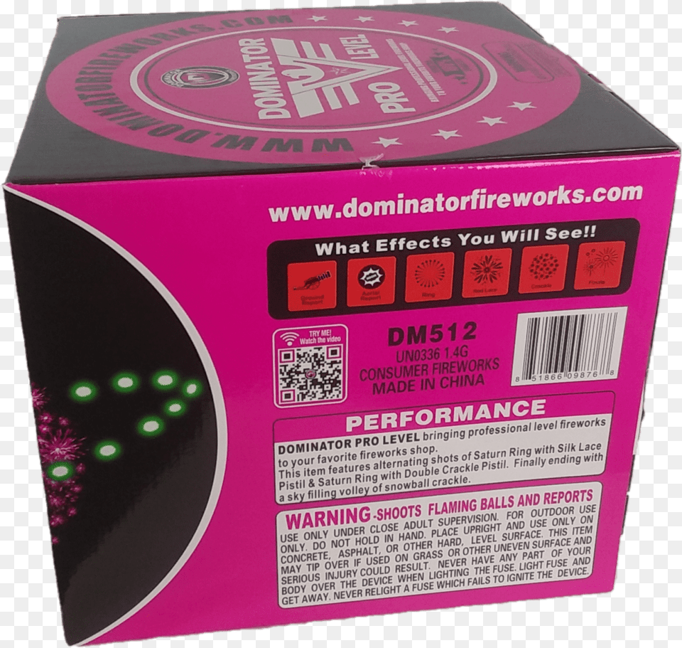 Saturn Ring Fireworks Plus Dot, Box, Qr Code, Cardboard, Carton Free Png