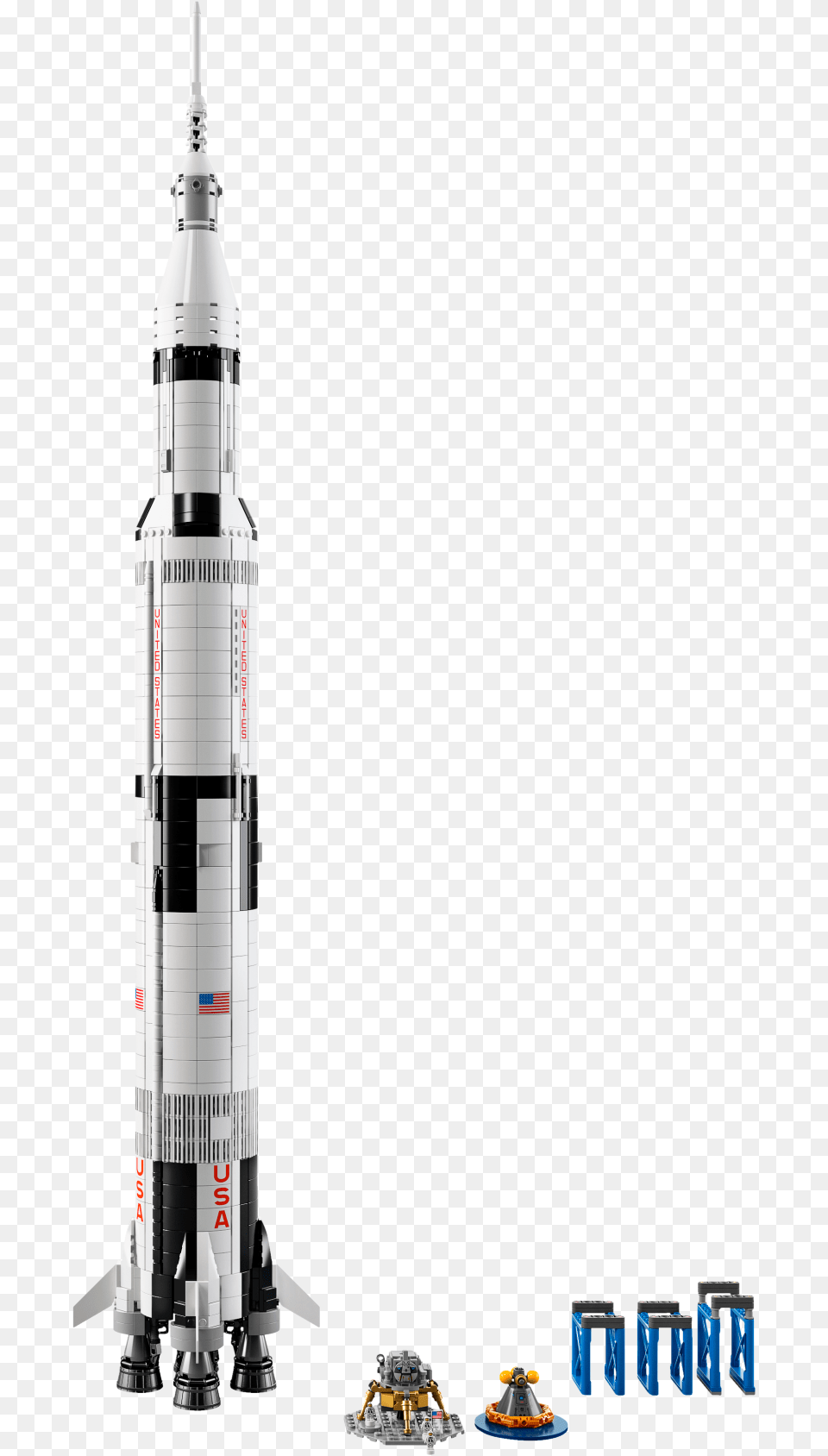 Saturn Rocket Lego Apollo Saturn V, Weapon Free Transparent Png