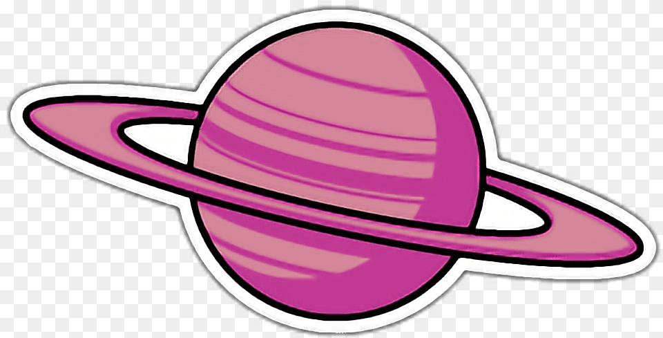 Saturn Tumblr 3 Saturn Sticker, Clothing, Hat, Astronomy, Outer Space Png Image