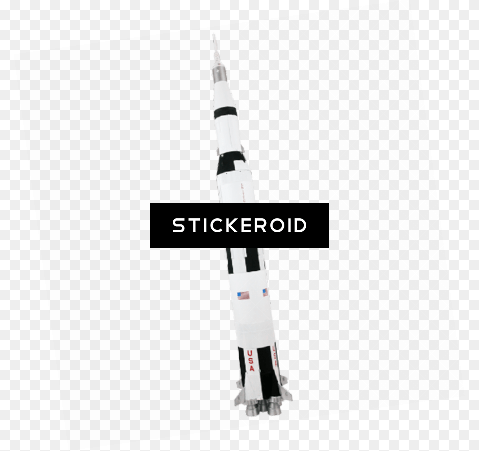 Saturn V Rocket Missile, Weapon Png Image