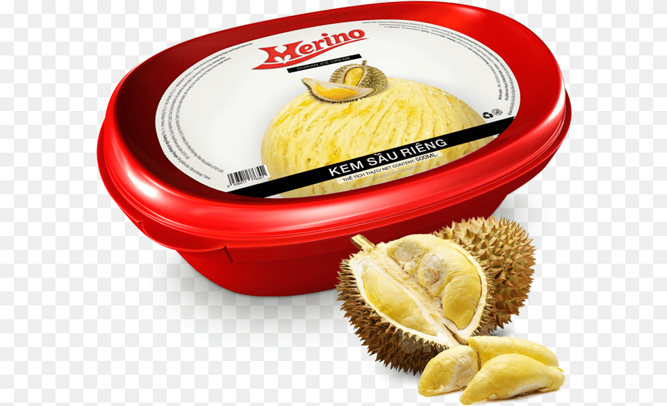 Sau Rieng 500ml Kido Durian Fruit, Food, Plant, Produce, Plate Png